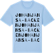 Blue Soul t-shirt med Johan Jansa-backen ordlek t-shirt