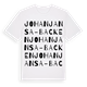 Johan Jansa-backen ordlek t-shirt