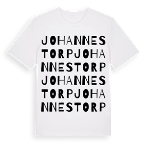 Johannestorp ordlek t-shirt – ekologisk bomull t-shirt från Pinshirt