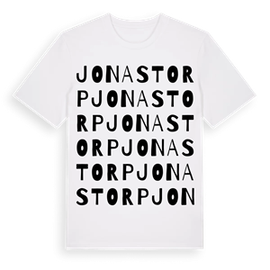 Jonastorp ordlek t-shirt – ekologisk bomull t-shirt från PinShirt