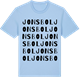 Blue Soul t-shirt med Jonsbol ordlek t-shirt