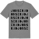 Mid Heather Gray t-shirt med Jonserud ordlek t-shirt