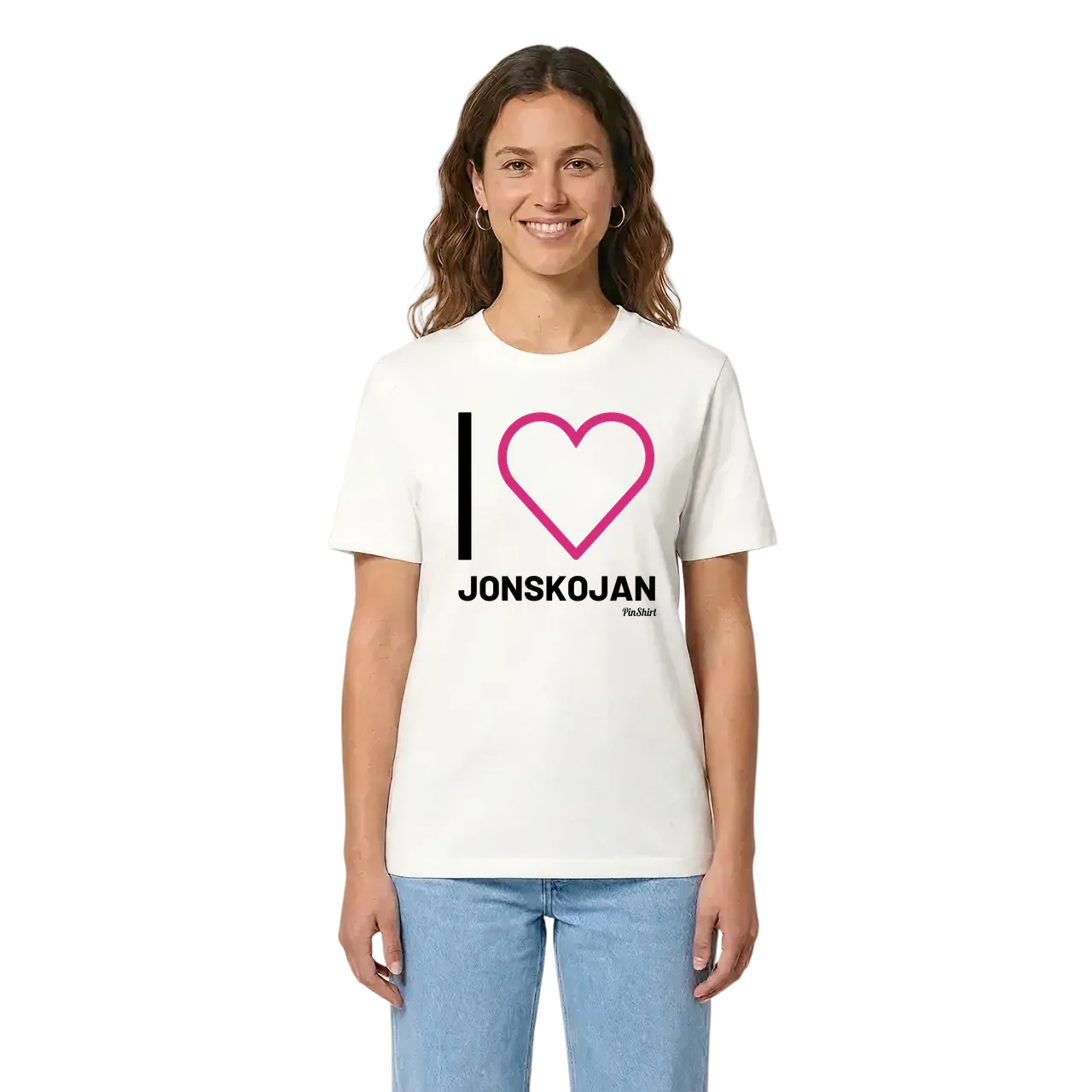 Jag älskar Jonskojan t-shirt stort tryck i miljö