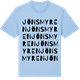 Blue Soul t-shirt med Jönsmyren ordlek t-shirt