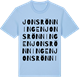 Blue Soul t-shirt med Jonsrönningen ordlek t-shirt
