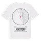 White t-shirt med Jonstorp t-shirt