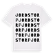 Jordstorp ordlek t-shirt