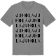 Mid Heather Gray t-shirt med Juhola ordlek t-shirt