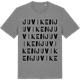 Mid Heather Gray t-shirt med Juviken ordlek t-shirt
