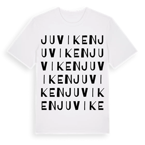 Juviken ordlek t-shirt – ekologisk bomull t-shirt från PinShirt