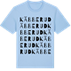 Blue Soul t-shirt med Käbberud ordlek t-shirt
