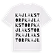 Kajlakstorp ordlek t-shirt