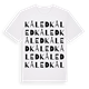 Kåled ordlek t-shirt