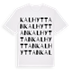 Kalhyttan ordlek t-shirt