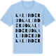 Blue Soul t-shirt med Kalinderud ordlek t-shirt