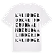 Kalinderud ordlek t-shirt