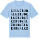 Blue Soul t-shirt med Kälkerud ordlek t-shirt