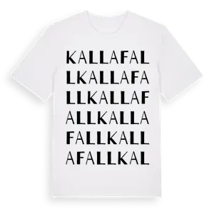 Kallafall ordlek t-shirt – ekologisk bomull t-shirt från Pinshirt