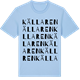 Blue Soul t-shirt med Källaren ordlek t-shirt