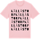Pink Cotton t-shirt med Källåstorp ordlek t-shirt