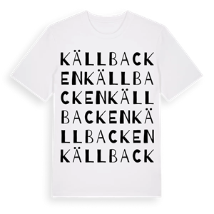 Källbacken ordlek t-shirt – ekologisk bomull t-shirt från PinShirt
