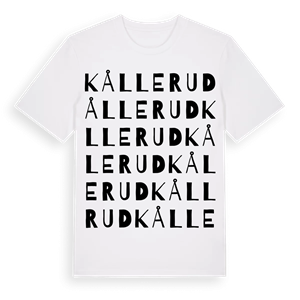 Kållerud ordlek t-shirt – ekologisk bomull t-shirt från PinShirt