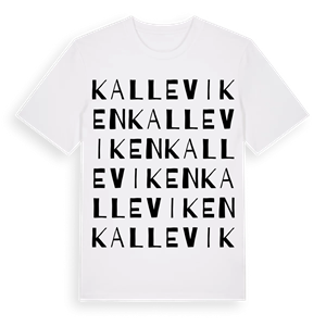 Kalleviken ordlek t-shirt – ekologisk bomull t-shirt från PinShirt