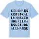 Blue Soul t-shirt med Källmanskerud ordlek t-shirt