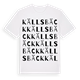 Källsbäck ordlek t-shirt