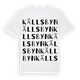 Källsbyn ordlek t-shirt