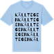 Blue Soul t-shirt med Källtegen ordlek t-shirt