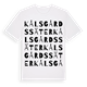 Kålsgårdssäter ordlek t-shirt