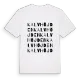 Kalvhöjden ordlek t-shirt