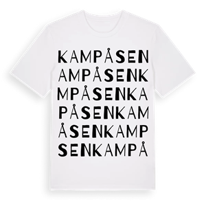 Kampåsen ordlek t-shirt – ekologisk bomull t-shirt från Pinshirt