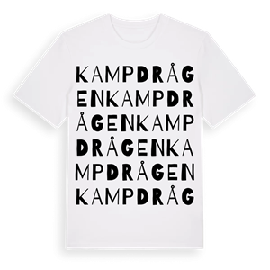 Kampdrågen ordlek t-shirt – ekologisk bomull t-shirt från PinShirt
