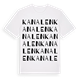 Kanalen ordlek t-shirt