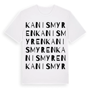 Kanismyren ordlek t-shirt – ekologisk bomull t-shirt från Pinshirt