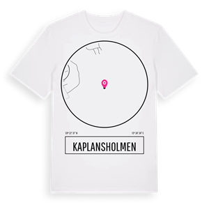 Kaplansholmen t-shirt – ekologisk bomull t-shirt från PinShirt