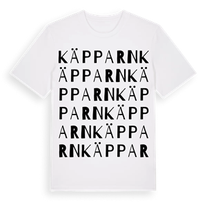 Käpparn ordlek t-shirt – ekologisk bomull t-shirt från PinShirt