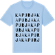 Blue Soul t-shirt med Kapurja ordlek t-shirt