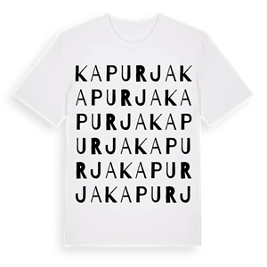 Kapurja ordlek t-shirt – ekologisk bomull t-shirt från PinShirt