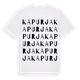 Kapurja ordlek t-shirt