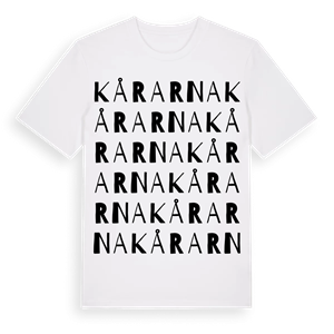 Kårarna ordlek t-shirt – ekologisk bomull t-shirt från PinShirt