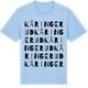 Blue Soul t-shirt med Käringerud ordlek t-shirt