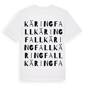 Käringfall ordlek t-shirt – ekologisk bomull t-shirt från PinShirt