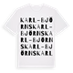 Karl-Björns ordlek t-shirt