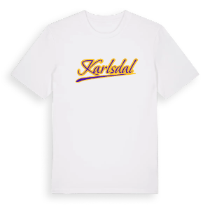 Karlsdal baseball t-shirt – ekologisk bomull t-shirt från PinShirt