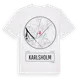 White t-shirt med Karlsholm t-shirt