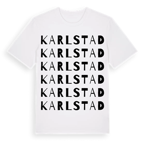 Karlstad ordlek t-shirt – ekologisk bomull t-shirt från PinShirt
