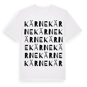 Kärne ordlek t-shirt – ekologisk bomull t-shirt från PinShirt